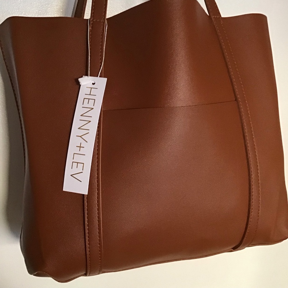 Henny & Lev Tote Bag in Cognac
